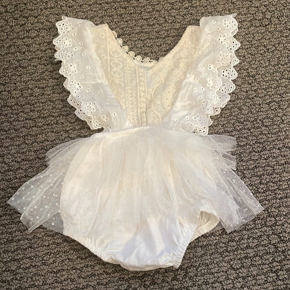 Reverie Threads Crochet Boho Romper - Picture 5 of 5